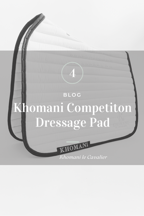 Discover our Khomani Competition Dressage Saddle Pad