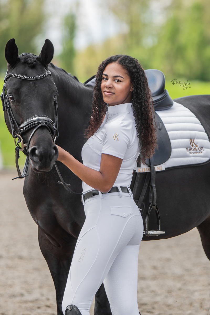 Polo de compétition Niyah - Blanc (Précommande)